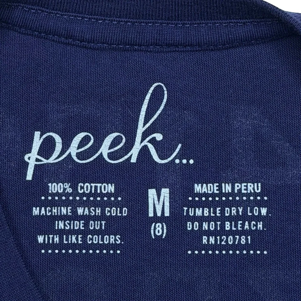Peek Pi Can't Stop Won't Stop Appliqué Front And Back Print Tee